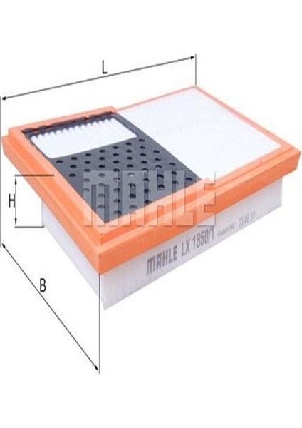 LX1850/1 Hava Filtresi Sol X164 09-12 W204 07-14 W211 05-08 W221 05-13 W251 06-12 6420940304 LX18501 (WC367683)