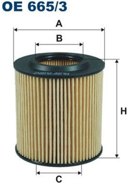 FILTRON OE665/3 Yag Filtresi Ranger 2.2Tdci 120Ps / 125Ps / 150Ps 3.2Tdci 200Ps 11 /- Mazda Bt 50 2.2 2005 OE6653 (WA324528)