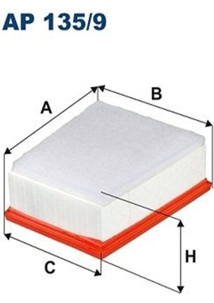 FILTRON AP135/9 Hava Filtresi Mgn IV Talisman 1.5Dci 1.6Dci Espace V 1.6 Dci 16 165468296R AP1359 (WA312717)