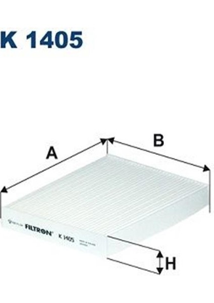 FILTRON K1405 Kabin Filtresi ( Kia : Soul 1.6Gdi 1.6Crdi 14- ) 97133B2000 (WA438194)