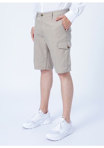 Slim Fit Bej Erkek Şort 222 Lcm 221008 Man 1 Bej fiyatları