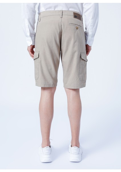 Slim Fit Bej Erkek Şort 222 Lcm 221008 Man 1 Bej fırsatları