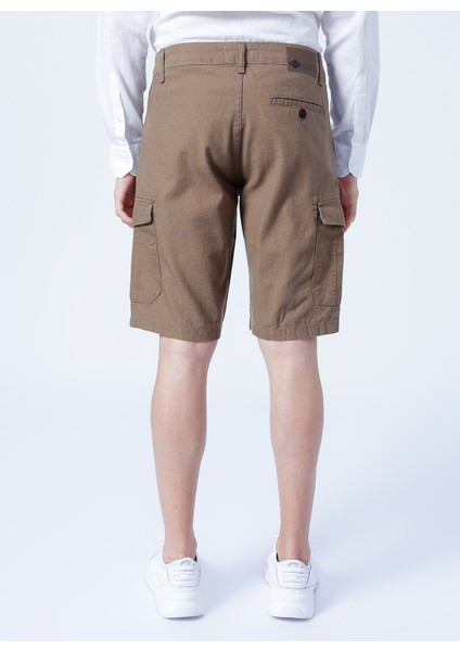 Slim Fit Kum Erkek Şort 222 Lcm 221008 Man