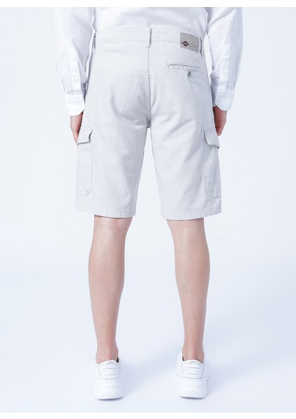 Slim Fit Koyu Bej Erkek Şort 222 Lcm 221008 Man