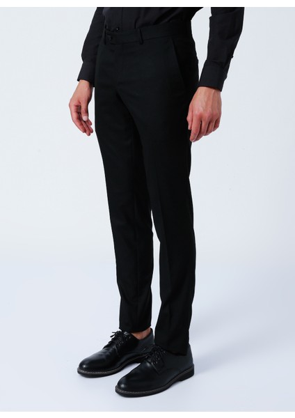 Normal Bel Normal Paça Slim Fit Siyah Erkek Pantolon PN1014300198 modelleri