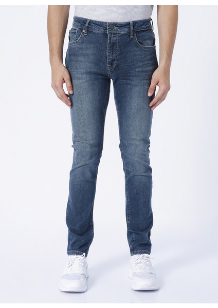 Normal Bel Slim Fit Açık Mavi Erkek Denim Pantolon 22.01.70.003_FRANCO Jeans