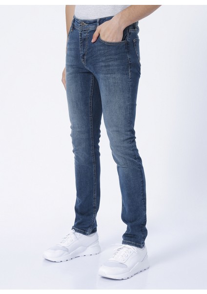 Normal Bel Slim Fit Açık Mavi Erkek Denim Pantolon 22.01.70.003_FRANCO Jeans