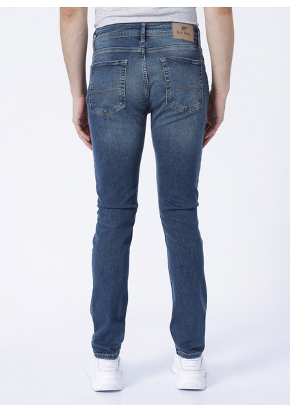 Normal Bel Slim Fit Açık Mavi Erkek Denim Pantolon 22.01.70.003_FRANCO Jeans