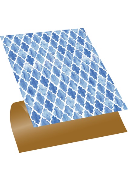 Kendinden Yapışkanlı Pop Serenity Desenli Pvc Karo 30x30 cm 4 Adet 0,36 M2