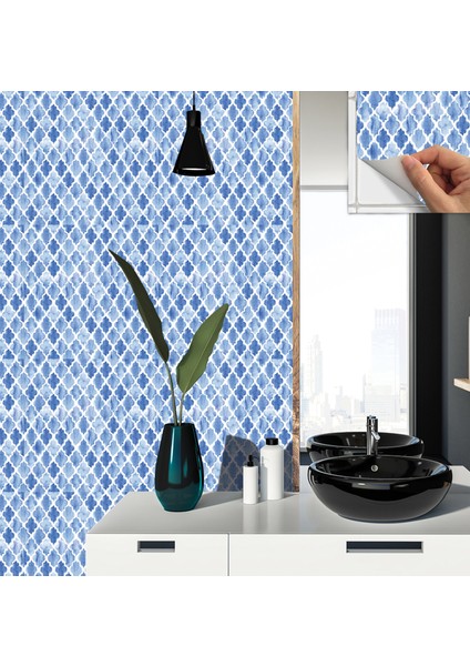 Kendinden Yapışkanlı Pop Serenity Desenli Pvc Karo 30x30 cm 4 Adet 0,36 M2