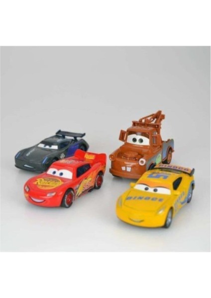 Şimşek Mcqueen Cars Mater Oyuncak Arabalar 4'lü Set