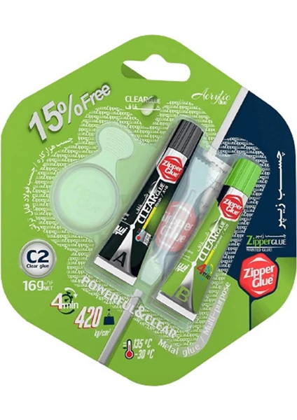 Zipper Glue Iran Yapıştırıcı Çelik Yapıştırıcı 16 gr