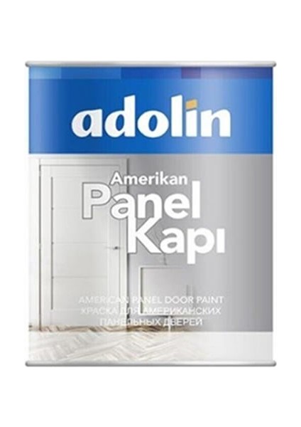 Amerikan Panel Kapı Boyası Beyaz Sentetik 3 kg Adolin