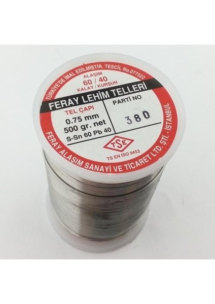 Lehim Teli 500GR 0,75MM 60/40