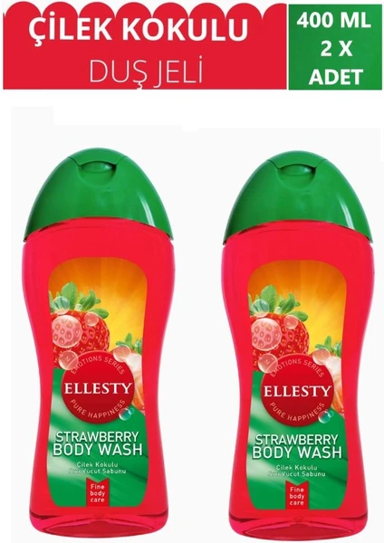 Çilek Strawberry Duş Jeli 400 Ml X 2 Adet