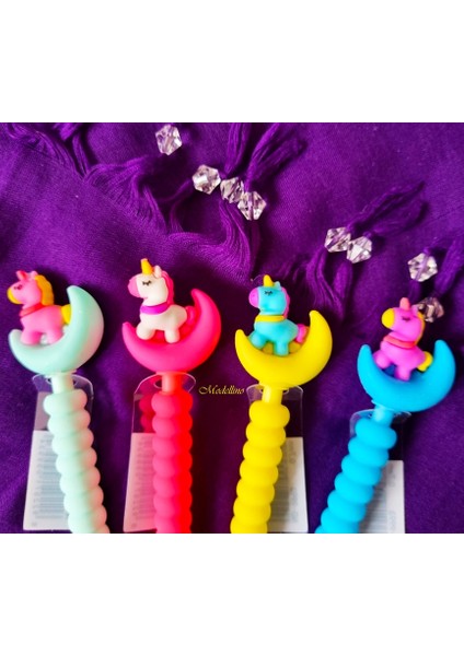 4 Adet Unicorn Magic 07 Uçlu Kalem