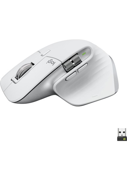 MX Master 3S Performans 8.000 DPI Optik Sensörlü Sessiz Kablosuz Mouse - Beyaz