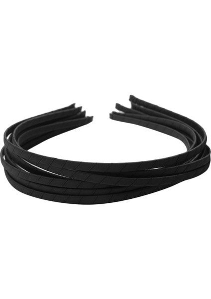 10X Boş Alice Band Kafa Bandı Saten Sarılı Saç Çember Diy 5mm Saç Bandı Siyah (Yurt Dışından) indirimleri