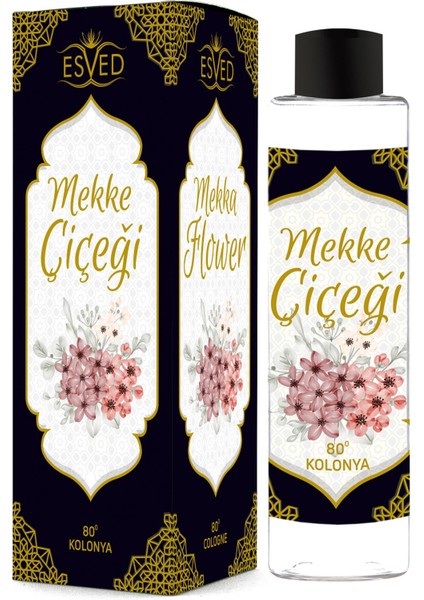 Mekke Çiçeği ve Medine Çiçeği Kolonya 400ML. 80 Derece