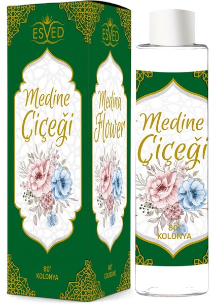 Mekke Çiçeği ve Medine Çiçeği Kolonya 400ML. 80 Derece