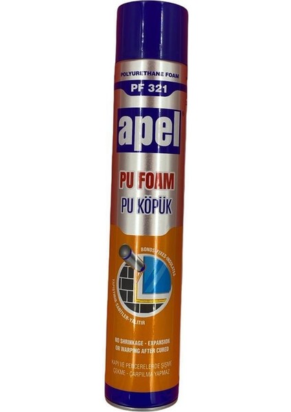 Apel Pf 321 Poliüratan Montaj Köpüğü 750 ml