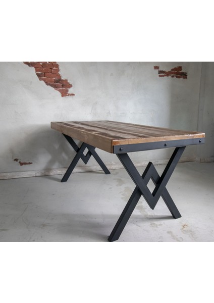 Masif Ağaç Yemek Masası 240*85 cm