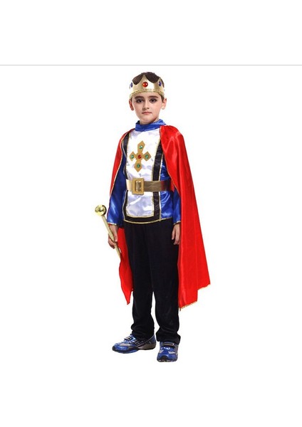 Çocuklar Için Kral Cosplay Kıyafet Mavi (Yurt Dışından) fiyatları