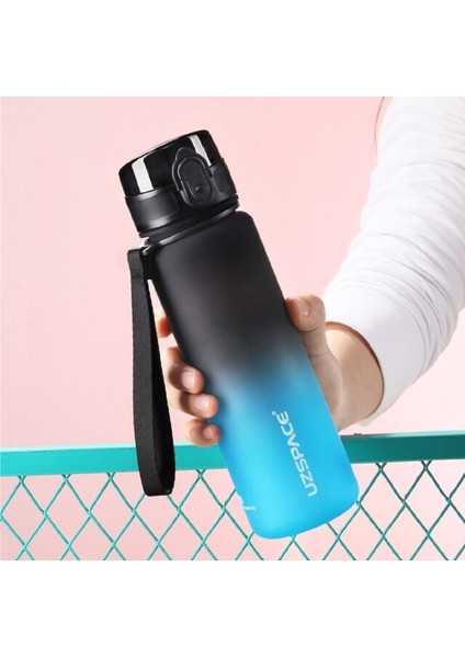 Tritan Su Matarası 500ML VGN3026 Siyah Mavi