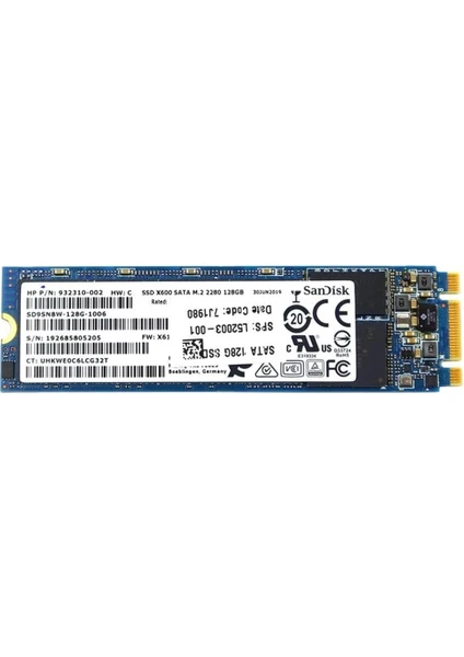 x600 SD9SN8W-128G-1006 128GB 2 Sata SSD