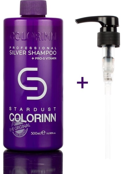 Stardust Silver Mor Şampuan 500 Ml