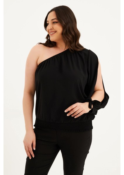 Kolu Yırtmaçlı Gipeli Bluz modelleri