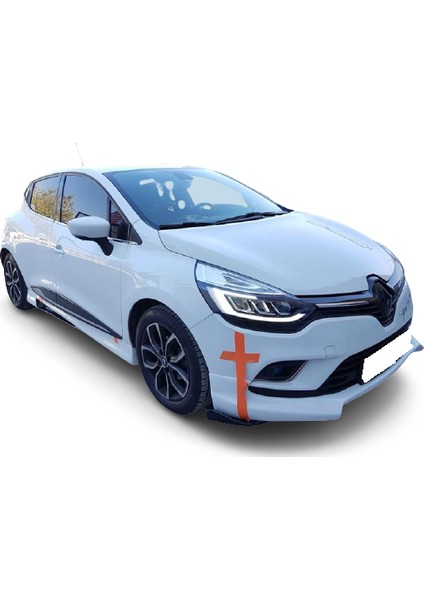 Renault Clio 4 Custom Yan Marşpiyel (Plastik)