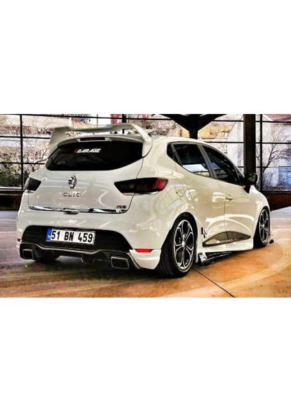 Renault Clio 4 Rs Egzoz Görünümlü Difüzör (Plastik)