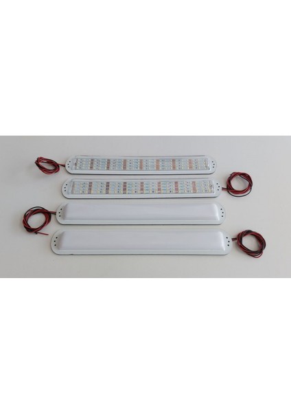 Ayge Su Geçirmez LED Lamba Marine Yat Tekne Karavan 24V Dc - 30W - 3A 45CM ( Şeffaf )