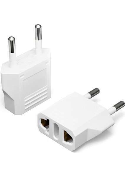 Amerikan Priz Dönüştürücü Abd'den Avrupa'ya Fiş Adaptörü Fiş Çevirici Uç Abd Plug