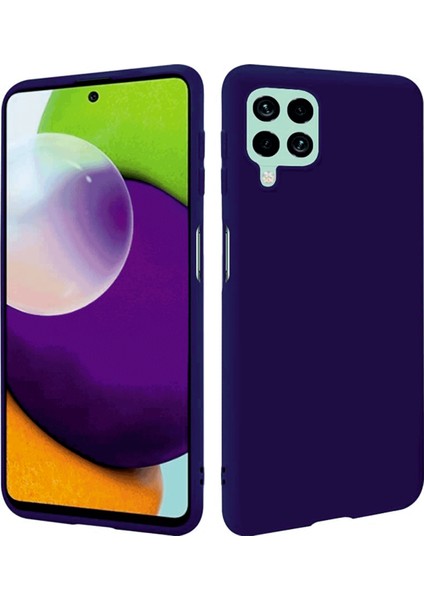 Samsung Galaxy M22 Kılıf Kamera Korumalı Silikon Rubber Arka Kapak