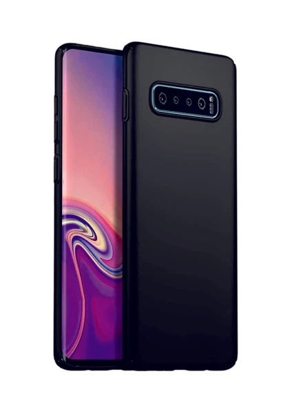 Samsung Galaxy S10 Kılıf Kamera Korumalı Silikon Rubber Arka Kapak