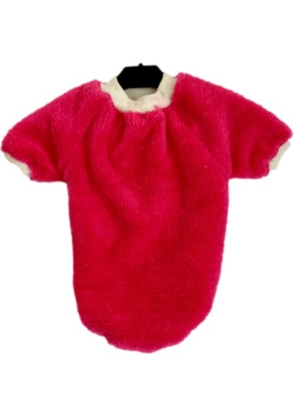 Welsoft Çıtçıtlı Pembe Kedi Köpek Kıyafeti Elbisesi