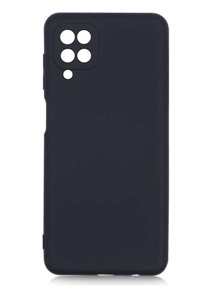 Samsung Galaxy A12 Kılıf Kamera Korumalı Silikon Rubber Arka Kapak