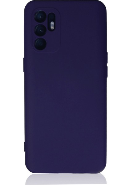 Oppo Reno 6 Kılıf Kamera Korumalı Silikon Rubber Arka Kapak