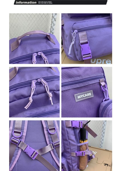 e İstanbul Store Üniversite Öğrenci Sırt Çantası Büyük Kapasiteli Seyahat Sırt Çantası Çift Sırt Çantası (Yurt Dışından) modelleri