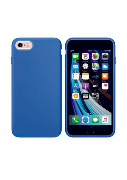 iPhone Se 2020 Kılıf Kamera Korumalı Silikon Rubber Arka Kapak