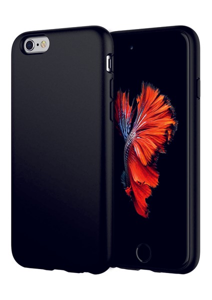 iPhone 6 Kılıf Kamera Korumalı Silikon Rubber Arka Kapak