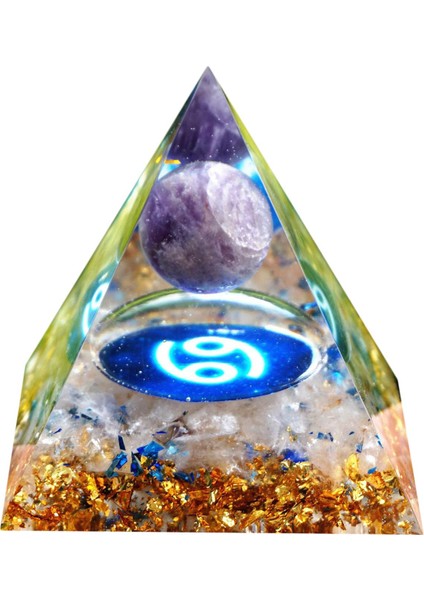 60 mm. Zodyak Orgone Piramidi Emf Koruma Kristal Blanaç Yoga Dekorasyon (Yurt Dışından) fiyatları