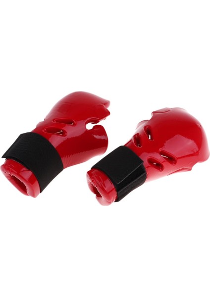 Dövüş Sanatları Eldivenleri Karate Taekwondo Boks Eğitim Kickboks Mma Makya Kırmızı S