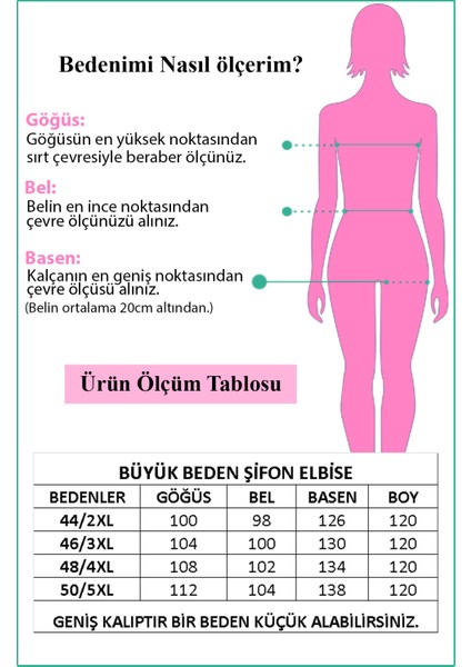 Kadın Kruvaze Yaka Midi Boy Büyük Beden Etnik Desenli Şifon Elbise NB80623