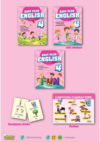 4. Sınıf Easy Plus English Ingilizce Eğitim Seti