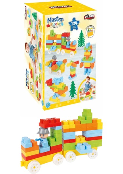 Aksesuarlı Master Bloklar 194 Parça