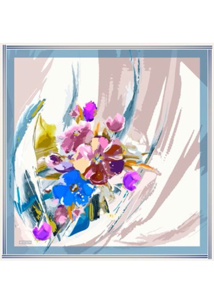 Dj Sura Saf Ipek Eşarp - 2022 Ilk.-Yaz 8713D (S) - Renk-31