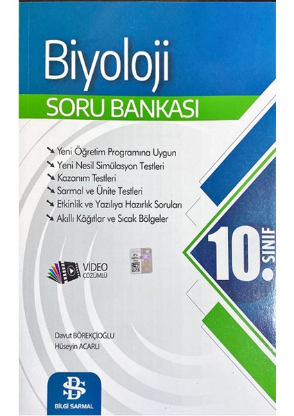 Bilgi Sarmal Yayınları 10. Sınıf Biyoloji Soru Bankası